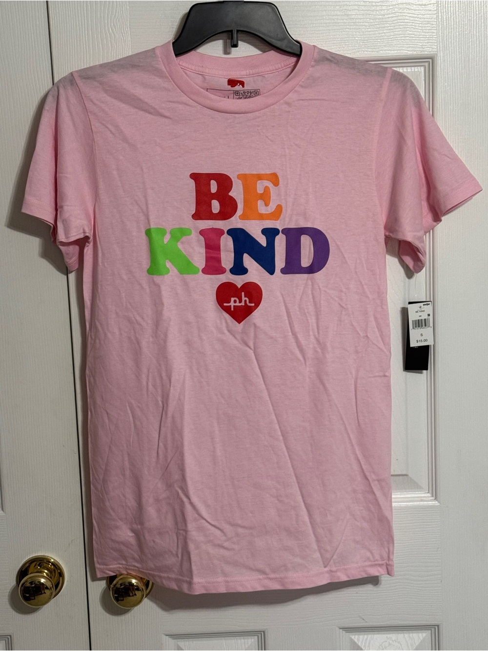 The Phluid Project Pink "BE KIND" Short Sleeve Tee